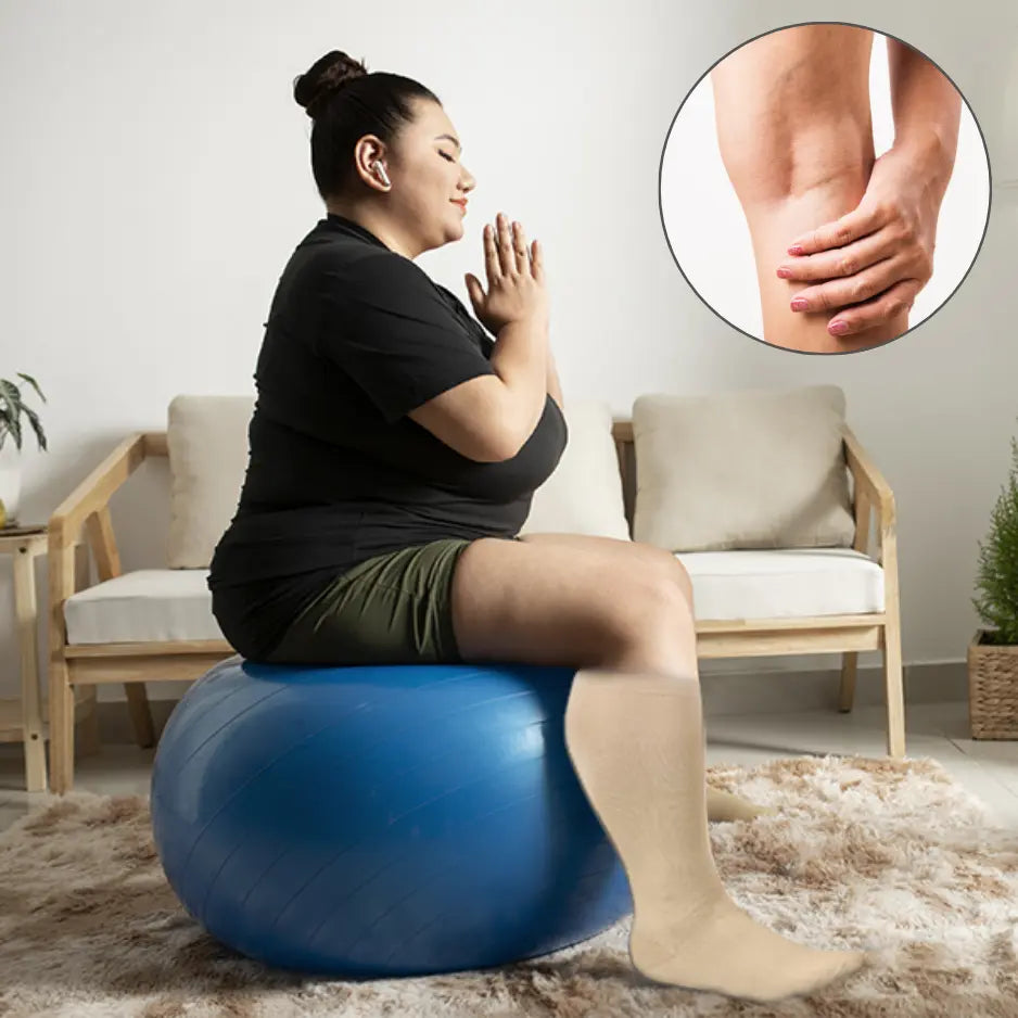 Extra weite Kompression Socken - CircuPlus Med