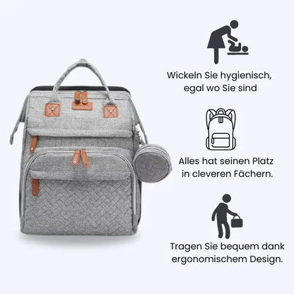 BabyBliss™ Pro  Wickeltasche mit Wickelstation