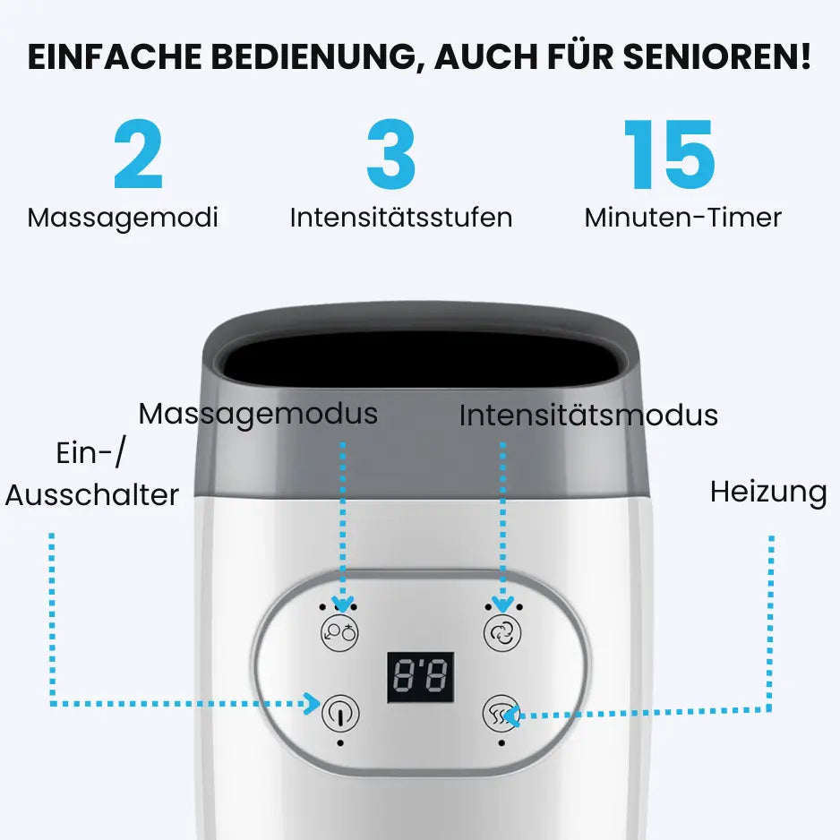 CarpalCare™ Elektrisches Handmassagegerät für therapeutische Schmerzlinderung