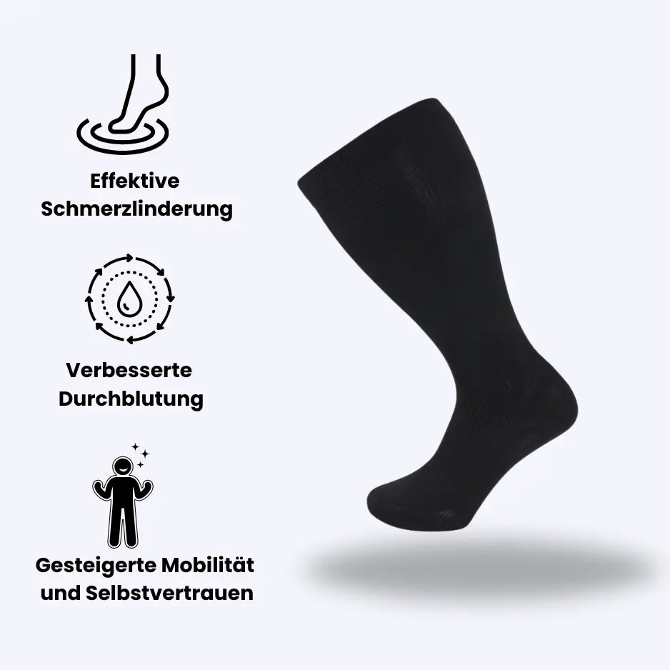 Extra weite Kompression Socken - CircuPlus Med
