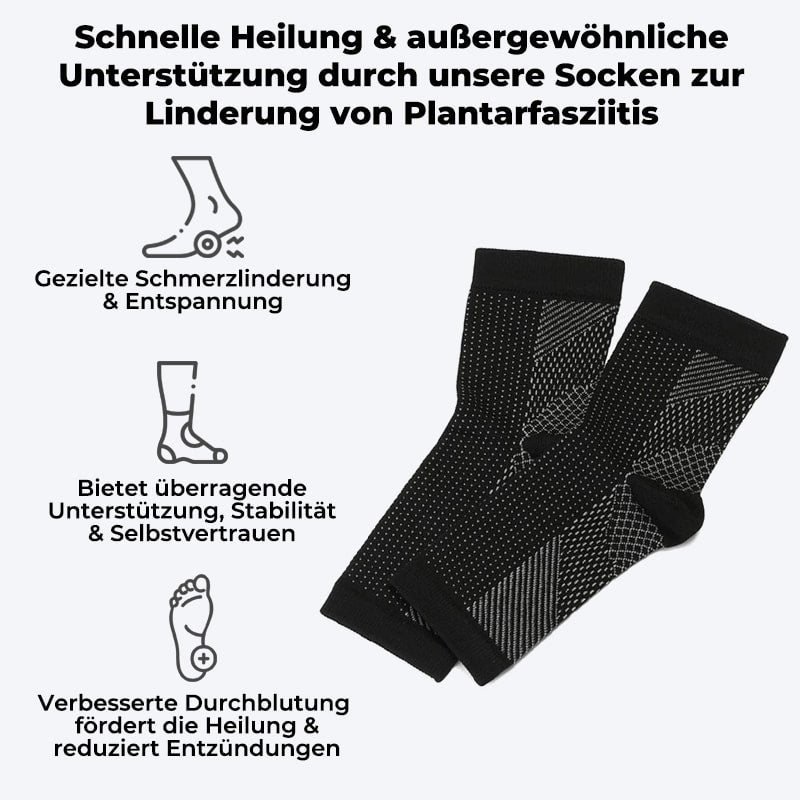 ComfortFeet™ Offene Zehen-Kompressionsknöchelsocken