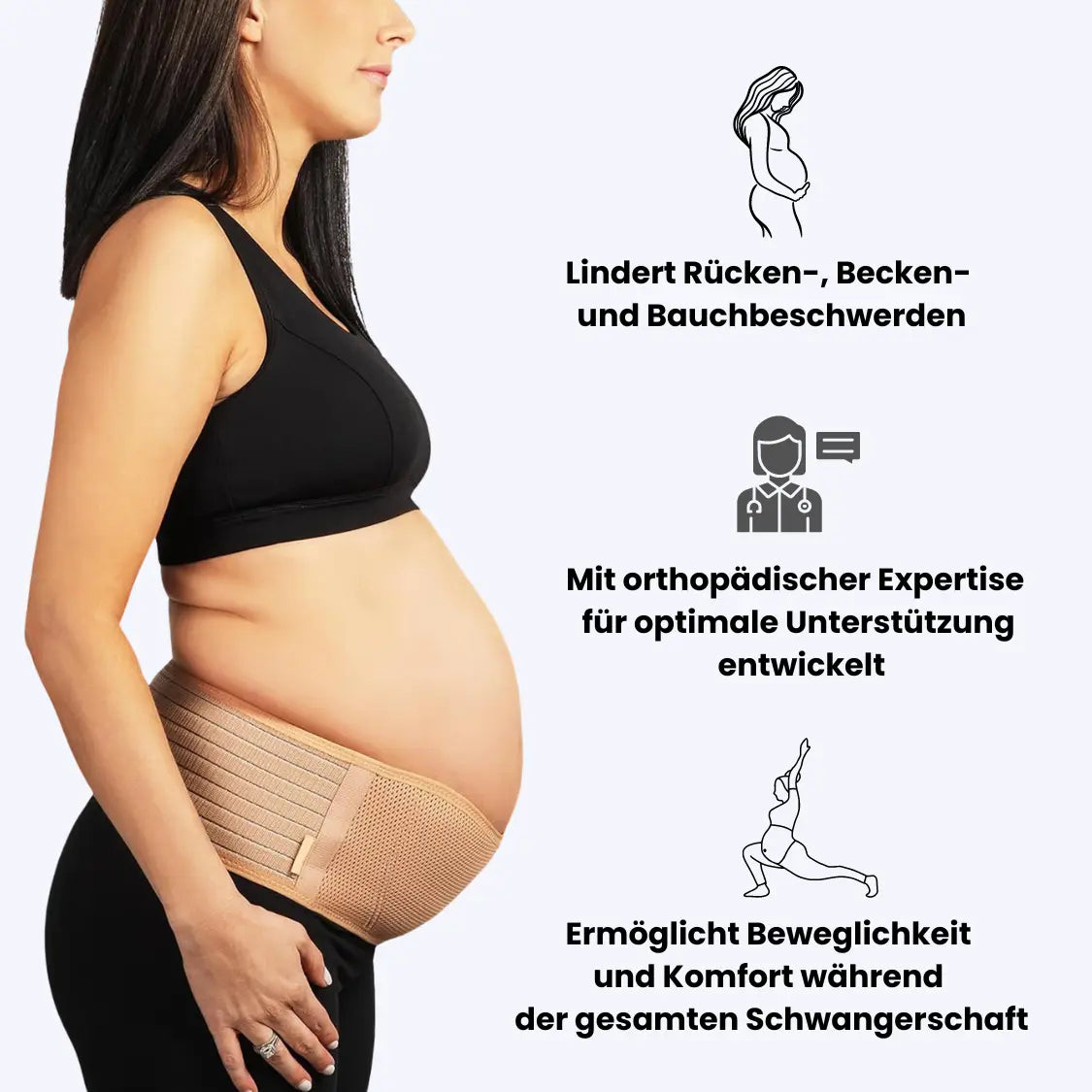 OrthoMama™ Schwangerschaftsgurt zur Unterstützung
