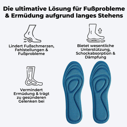 SoleCare™ 4D Memory-Schaumstoff-orthopädische Einlegesohlen