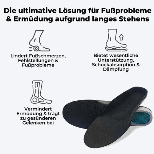 SoleRelief™ Orthopädische Einlegesohlen-Unterstützung