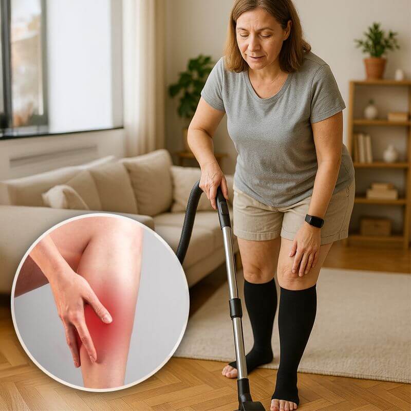 VitalEase™ Kompressionsstrümpfe mit offener Spitze