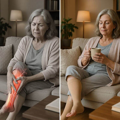 VitalEase™ Kompressionsstrümpfe mit offener Spitze