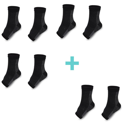 ComfortFeet™ Offene Zehen-Kompressionsknöchelsocken