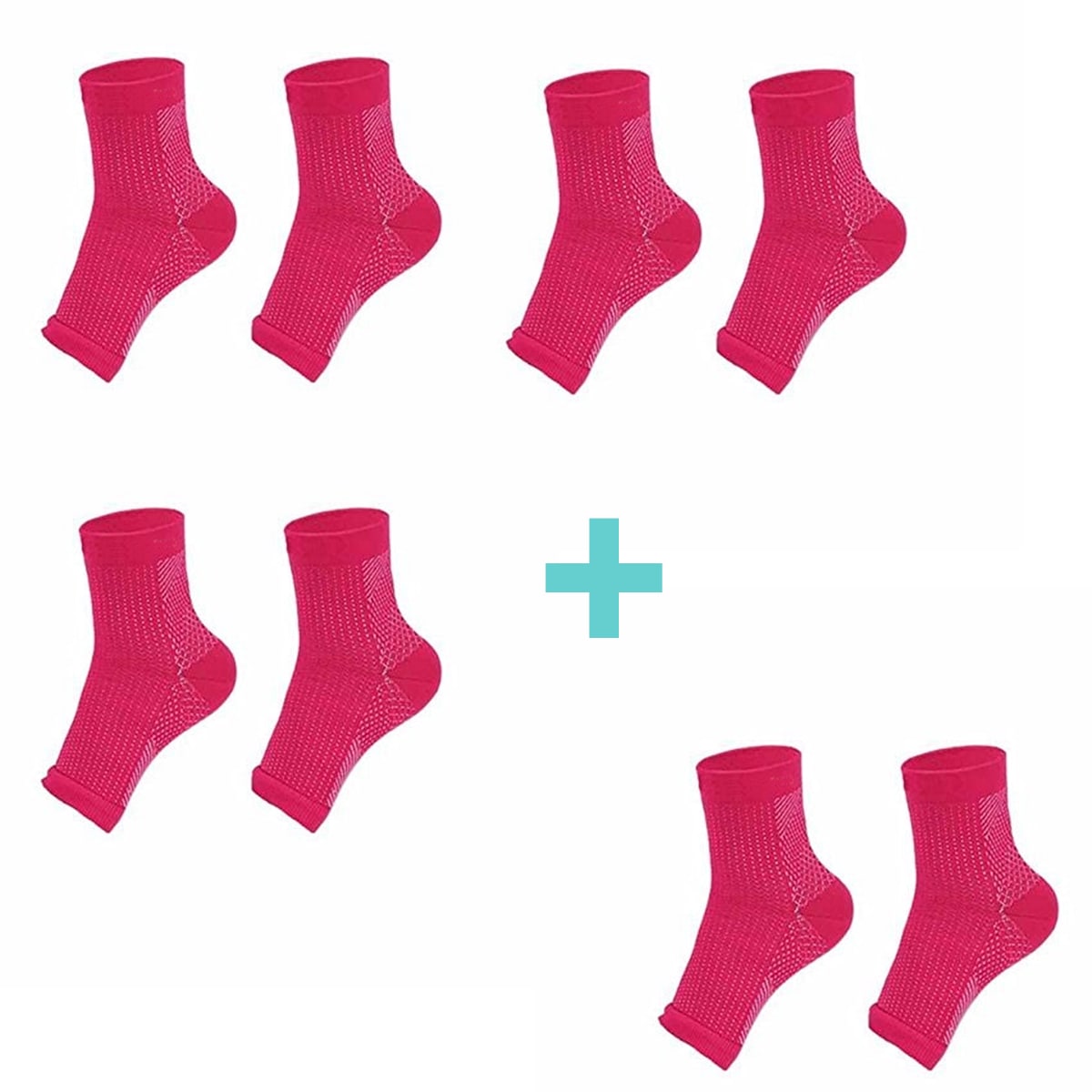 ComfortFeet™ Offene Zehen-Kompressionsknöchelsocken