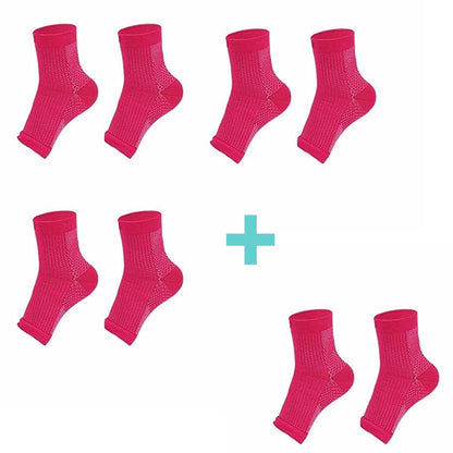 ComfortFeet™ Offene Zehen-Kompressionsknöchelsocken