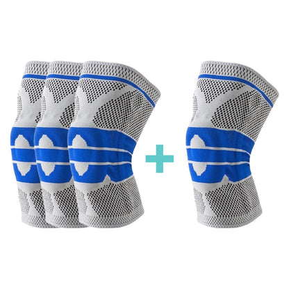 FitPro™ Silikon Kniebandage mit Kompressionsunterstützung