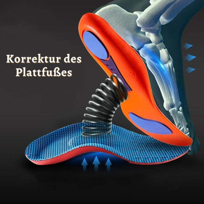 SoleFlex™ Orthopädischen Einlage bei Plattfuß und Fersensporn