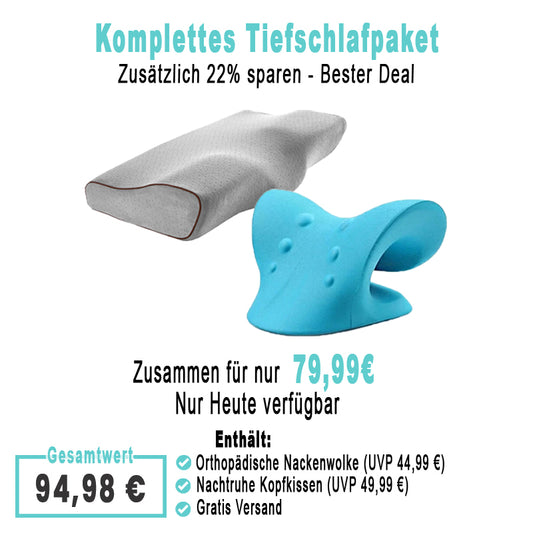 Sparpaket Nackenwolke + Nachtruhe Kopfkissen