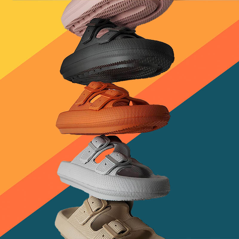 Wohlfühl - Wolken Schlappen Hausschuhe