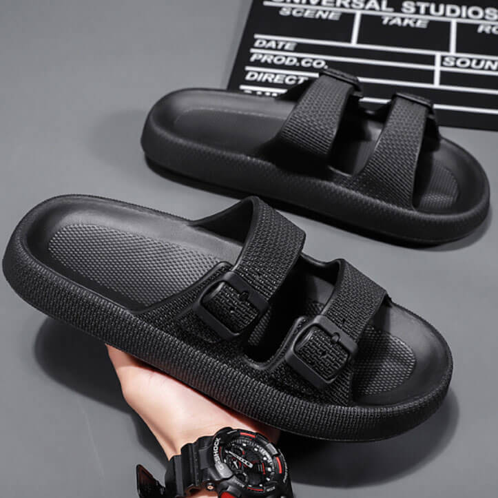 Wohlfühl - Wolken Schlappen Hausschuhe