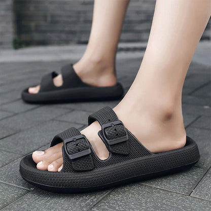 Wohlfühl - Wolken Schlappen Hausschuhe