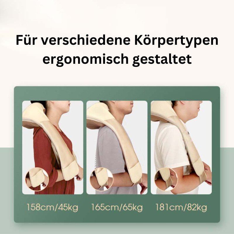 TheraEase™ Multifunktionalen Shiatsu Therapie Massager