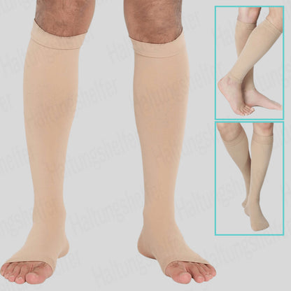 VitalEase™ Kompressionsstrümpfe mit offener Spitze