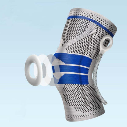 FitPro™ Silikon Kniebandage mit Kompressionsunterstützung